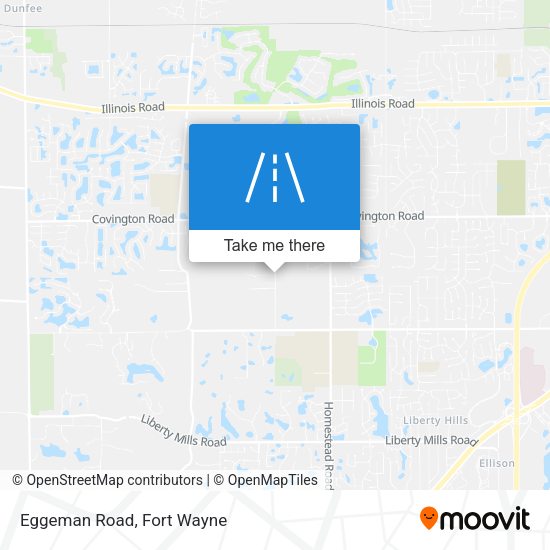Mapa de Eggeman Road
