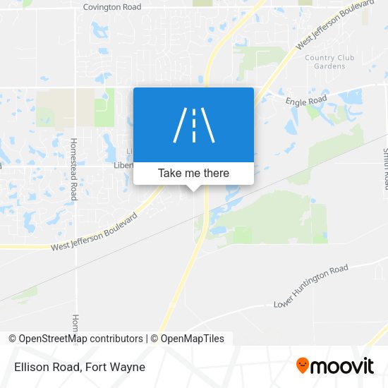 Mapa de Ellison Road