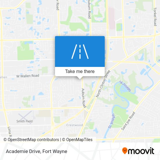 Mapa de Academie Drive