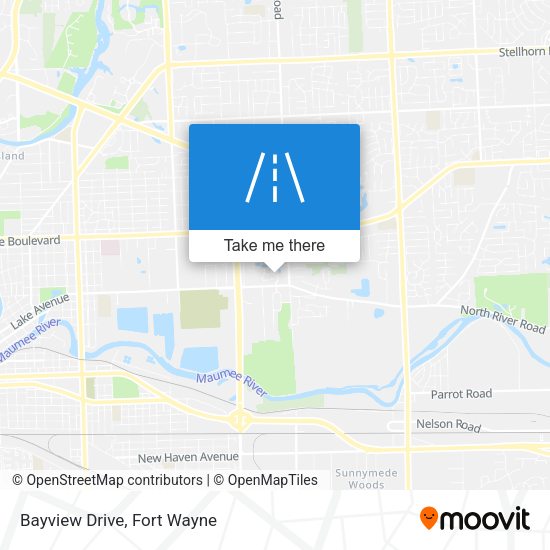 Mapa de Bayview Drive