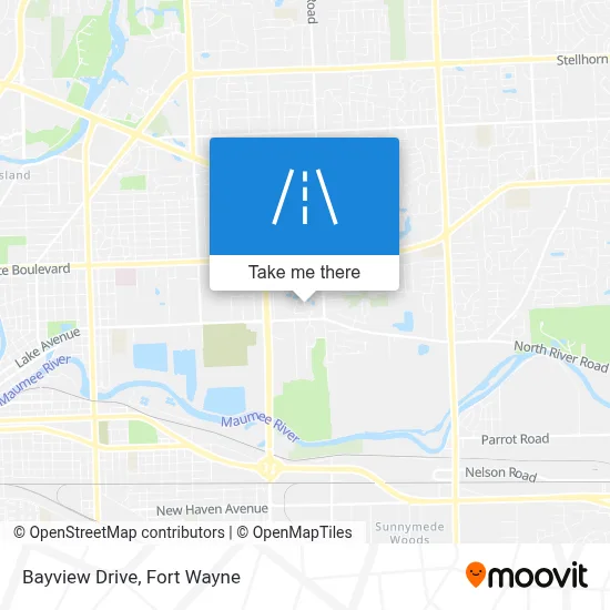 Bayview Drive map