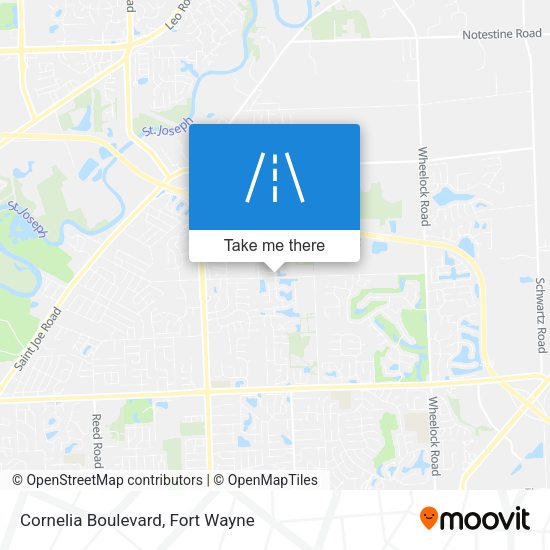Mapa de Cornelia Boulevard