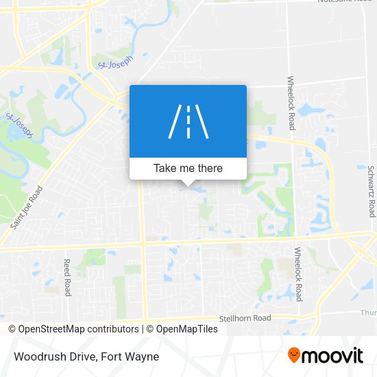Mapa de Woodrush Drive