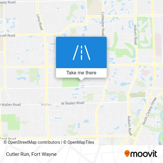 Cutler Run map
