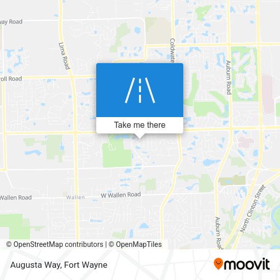 Augusta Way map