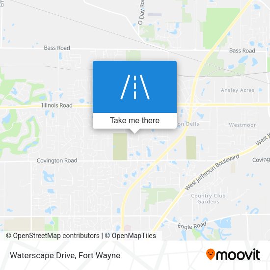 Waterscape Drive map