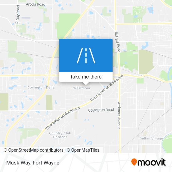 Mapa de Musk Way