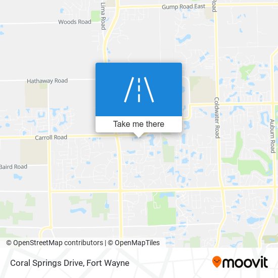 Coral Springs Drive map