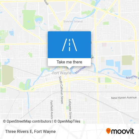 Three Rivers E map