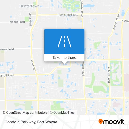 Gondola Parkway map