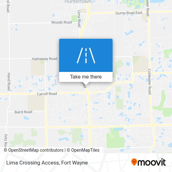 Mapa de Lima Crossing Access