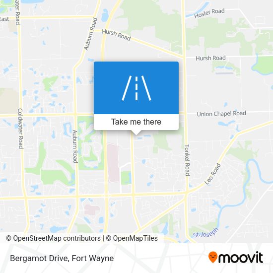 Mapa de Bergamot Drive