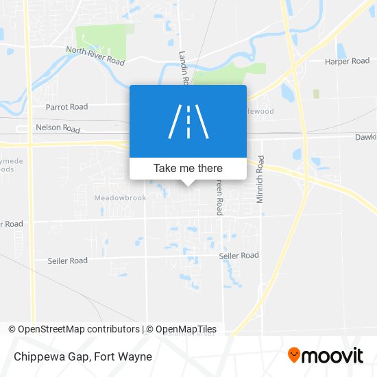 Chippewa Gap map