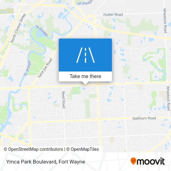 Ymca Park Boulevard map