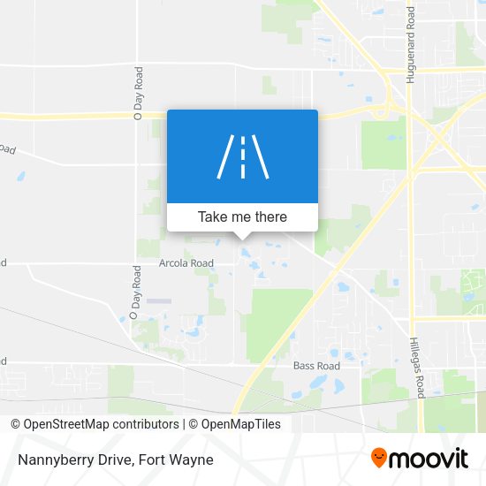 Nannyberry Drive map