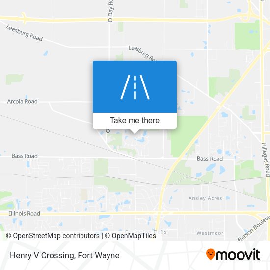 Henry V Crossing map