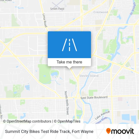 Mapa de Summit City Bikes Test Ride Track