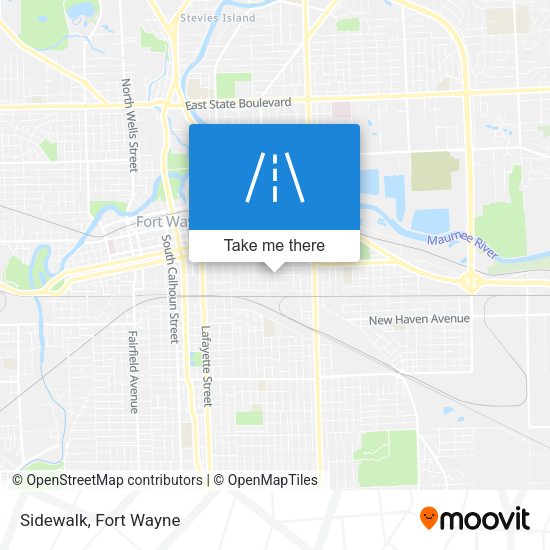 Mapa de Sidewalk