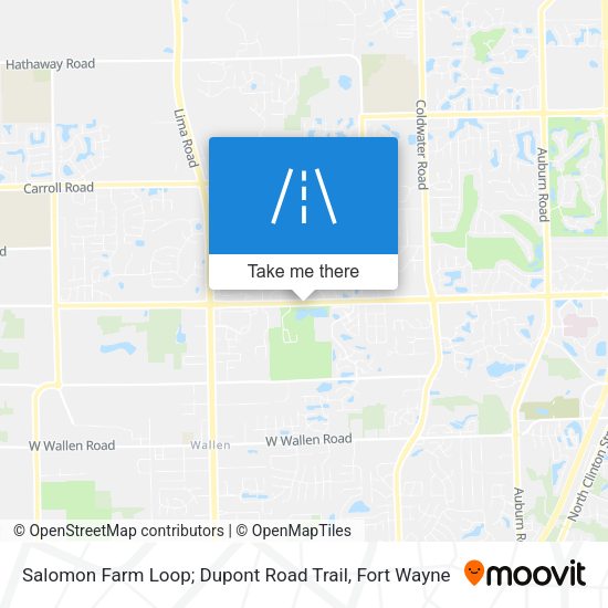 Salomon Farm Loop; Dupont Road Trail map