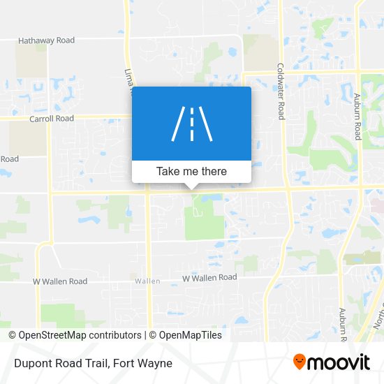 Mapa de Dupont Road Trail