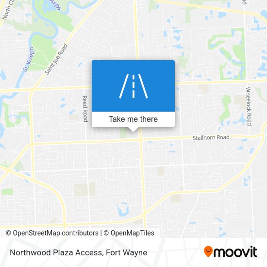 Northwood Plaza Access map