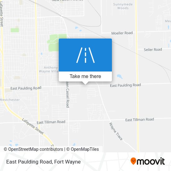 Mapa de East Paulding Road