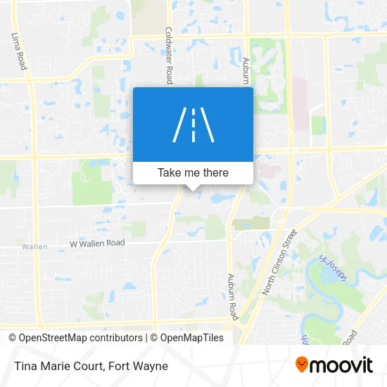 Tina Marie Court map