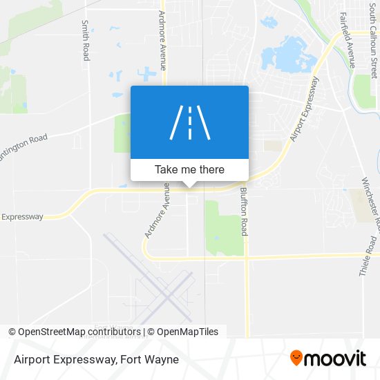 Airport Expressway map