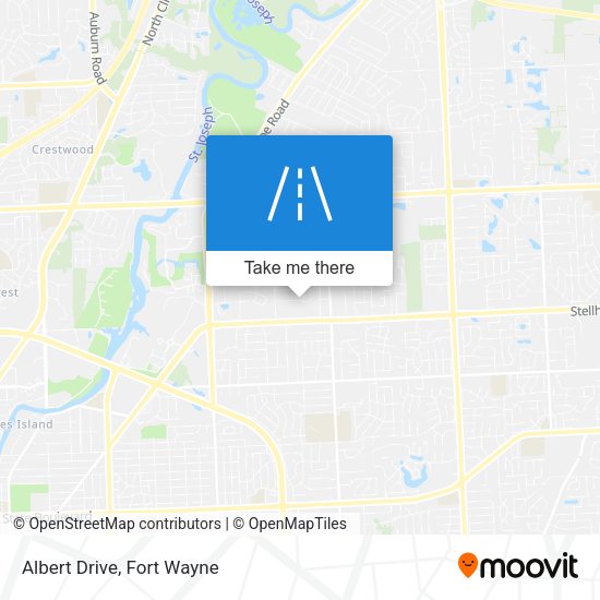 Albert Drive map