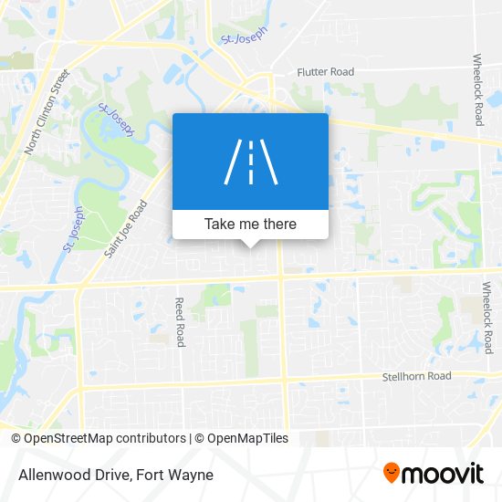 Allenwood Drive map