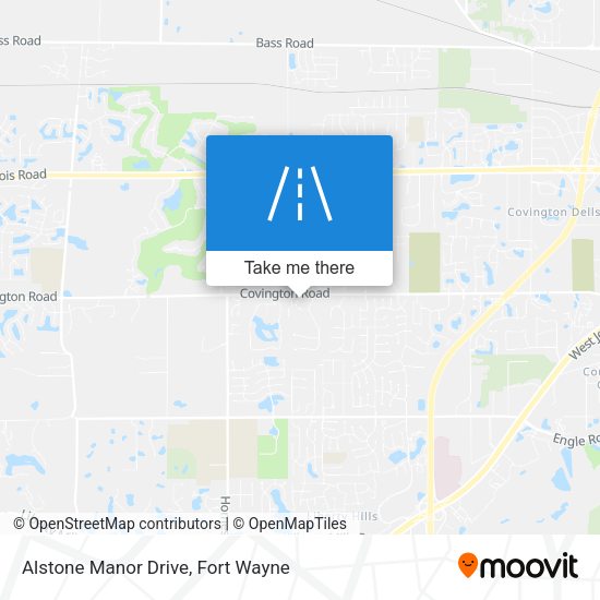 Alstone Manor Drive map