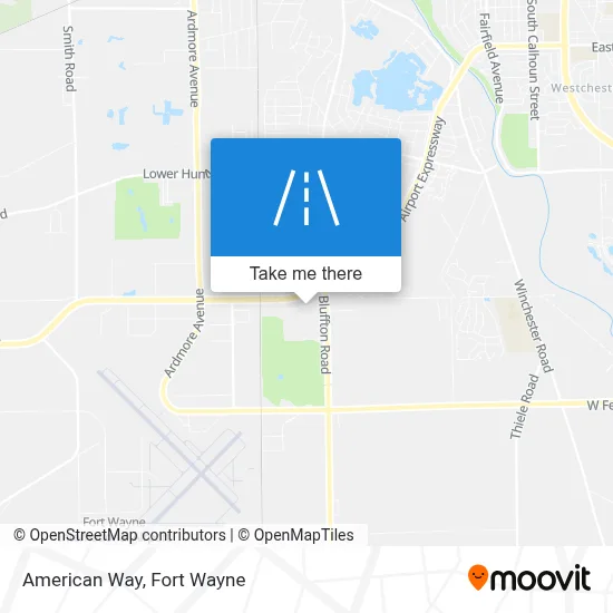 American Way map