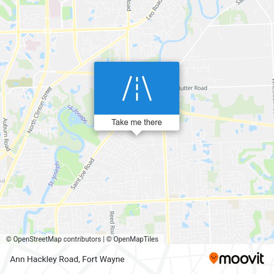 Mapa de Ann Hackley Road