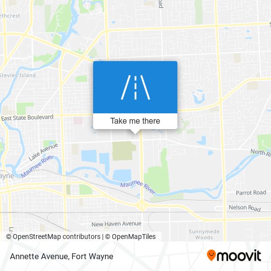 Annette Avenue map