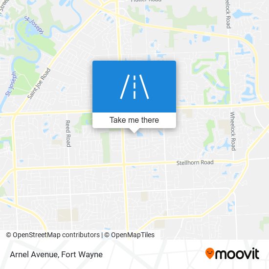 Arnel Avenue map