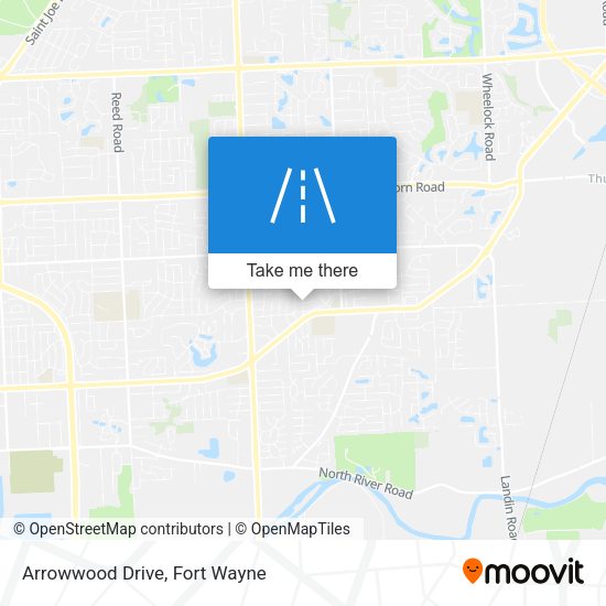 Mapa de Arrowwood Drive