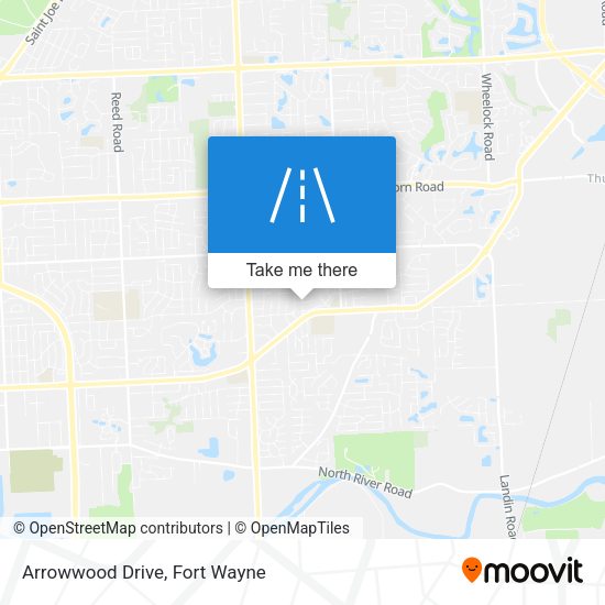 Arrowwood Drive map