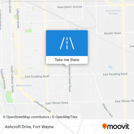 Mapa de Ashcroft Drive