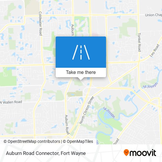Auburn Road Connector map