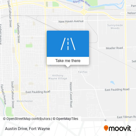 Austin Drive map