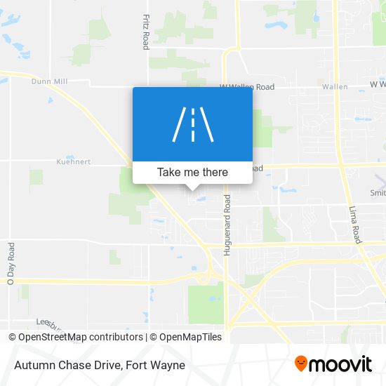 Autumn Chase Drive map