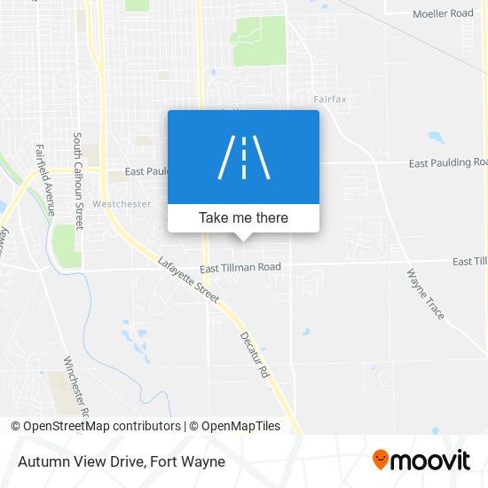 Autumn View Drive map