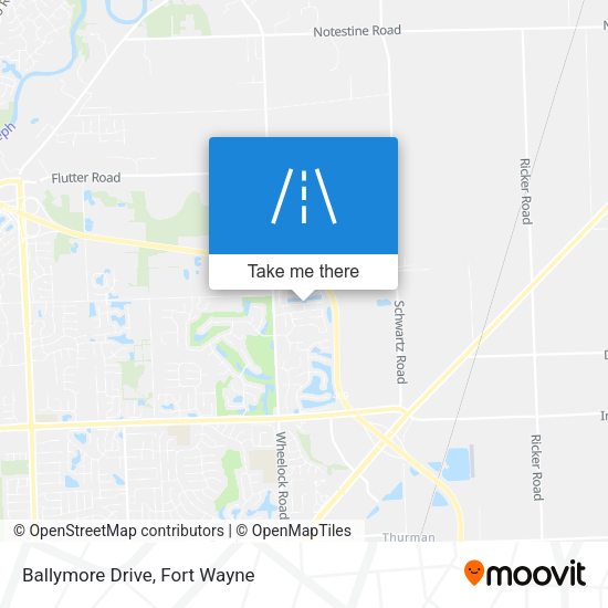 Mapa de Ballymore Drive