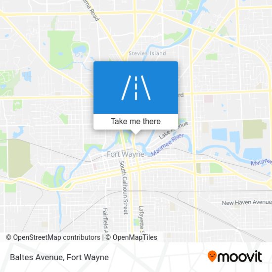 Mapa de Baltes Avenue