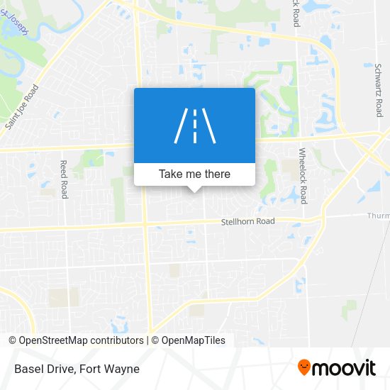 Mapa de Basel Drive