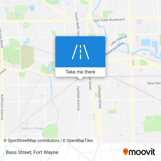 Mapa de Bass Street