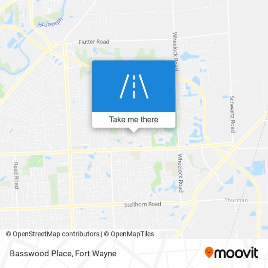 Basswood Place map