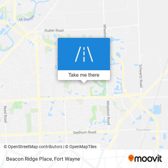 Beacon Ridge Place map