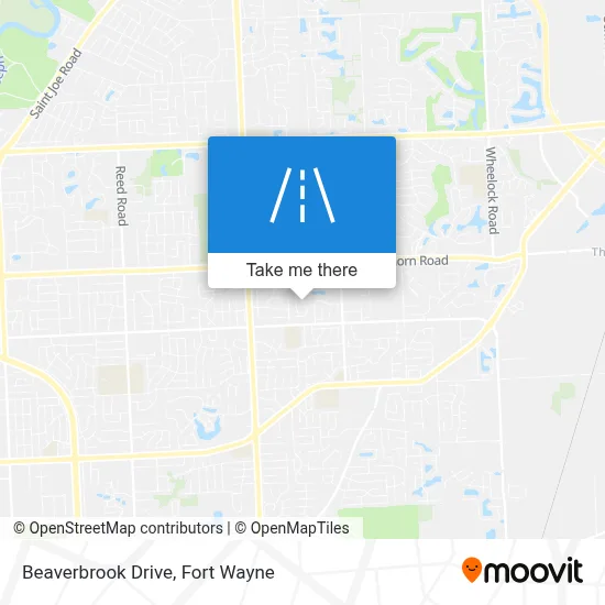 Beaverbrook Drive map