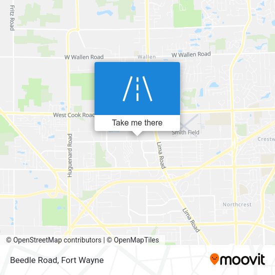 Mapa de Beedle Road